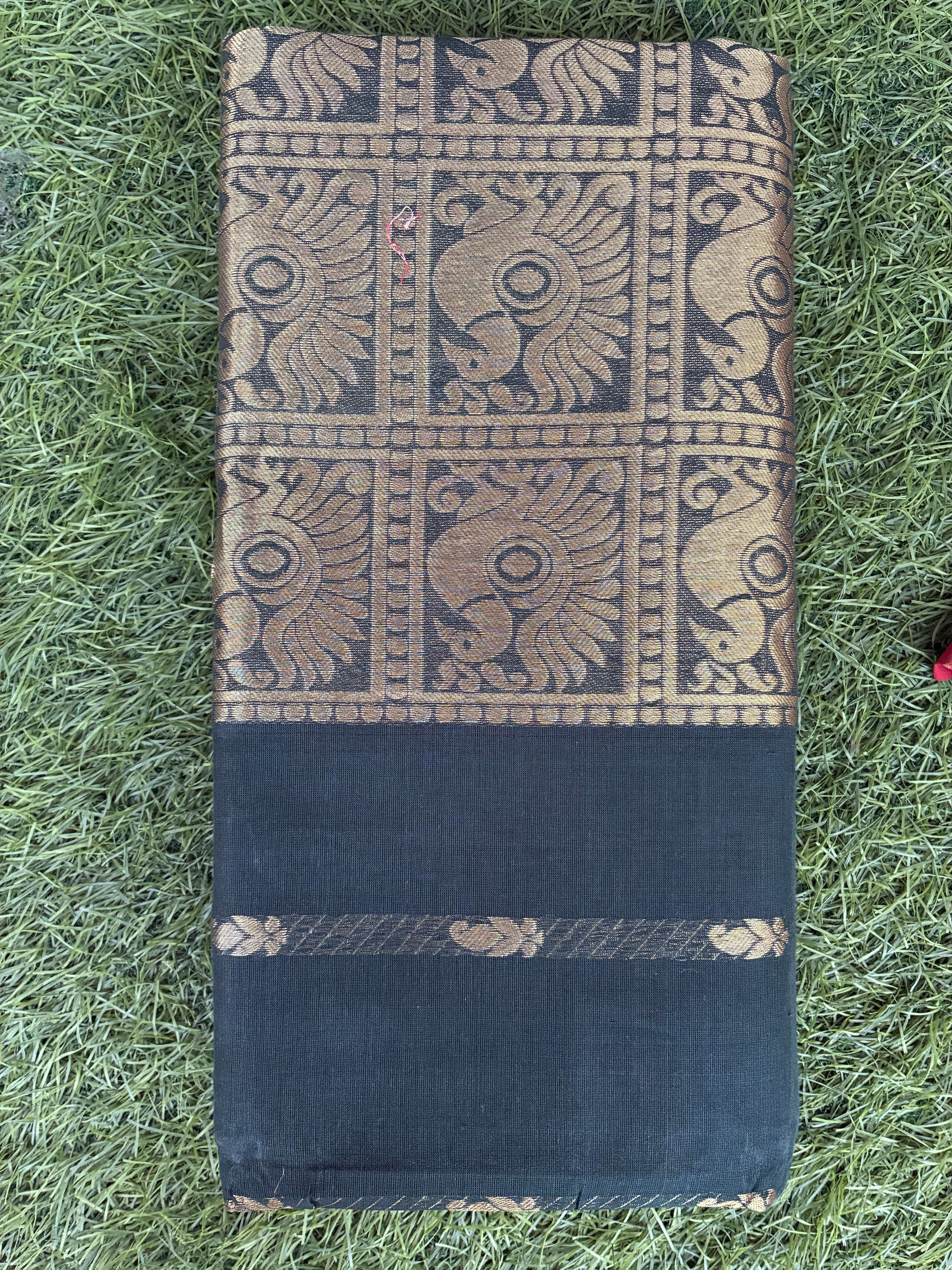 Pure Cotton Handloom Saree – 9 Yards-HS9-005