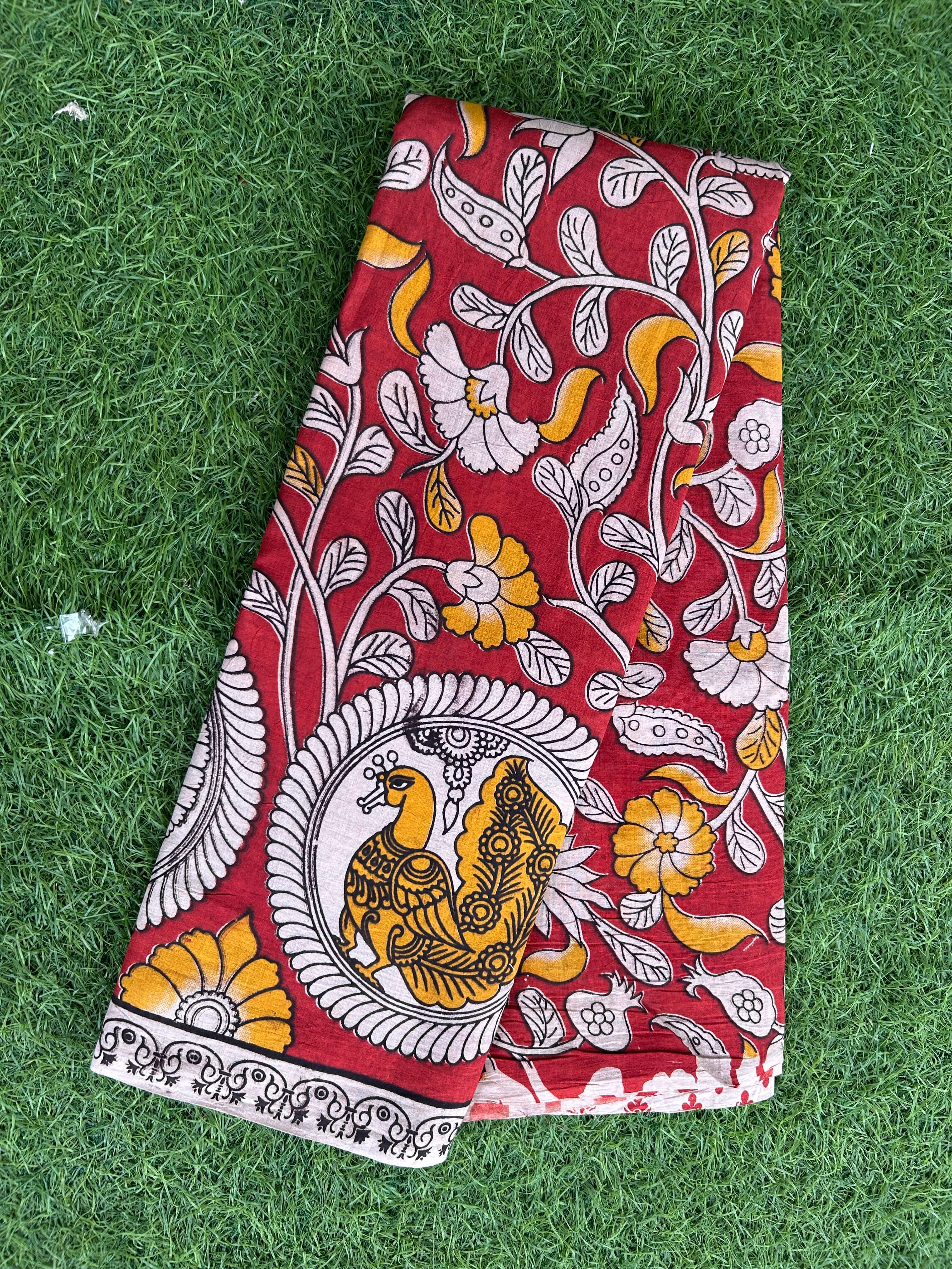 Kalamkari Cotton Saree – KCS-M709
