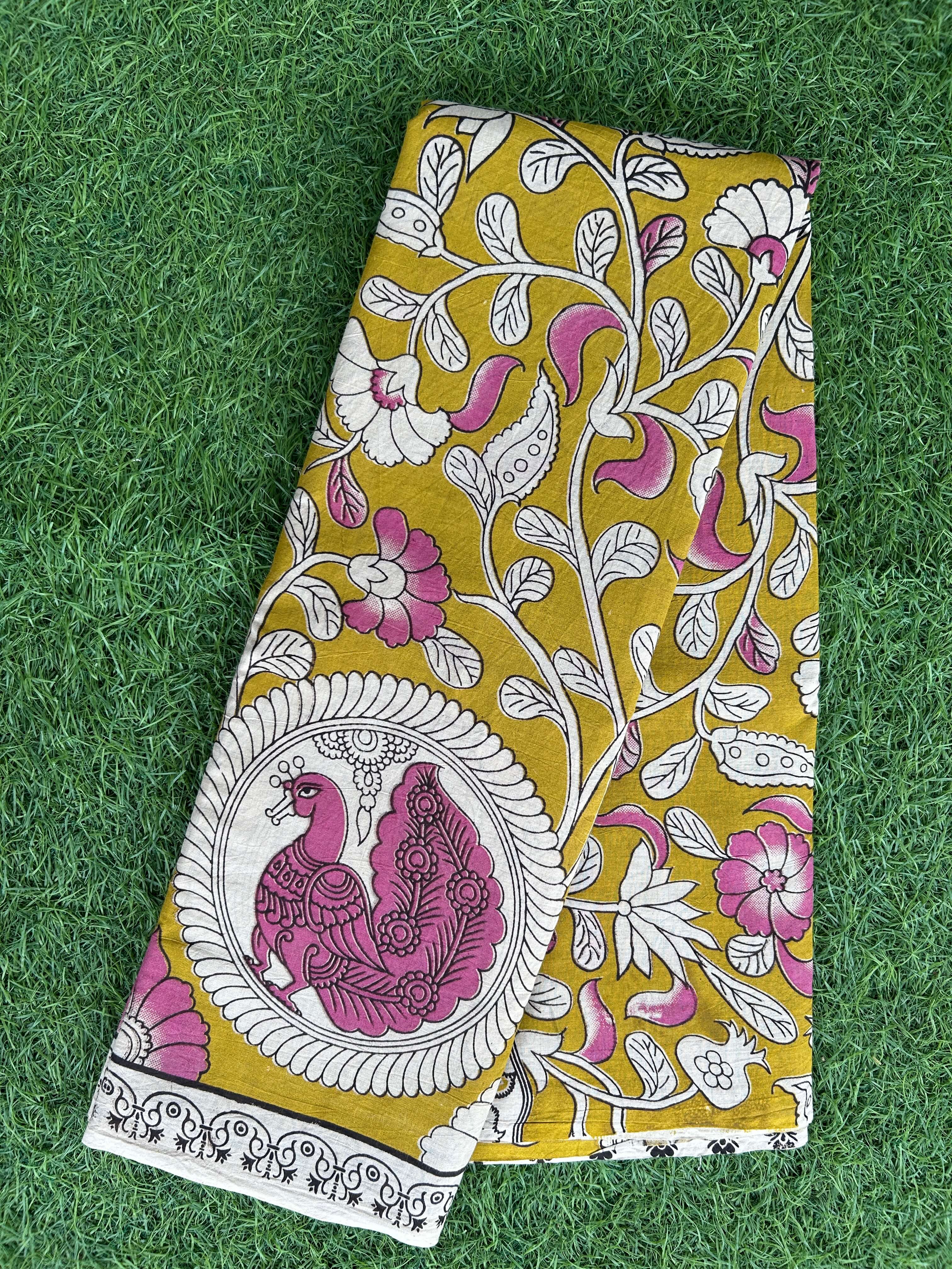 Kalamkari Cotton Saree – KCS-M707