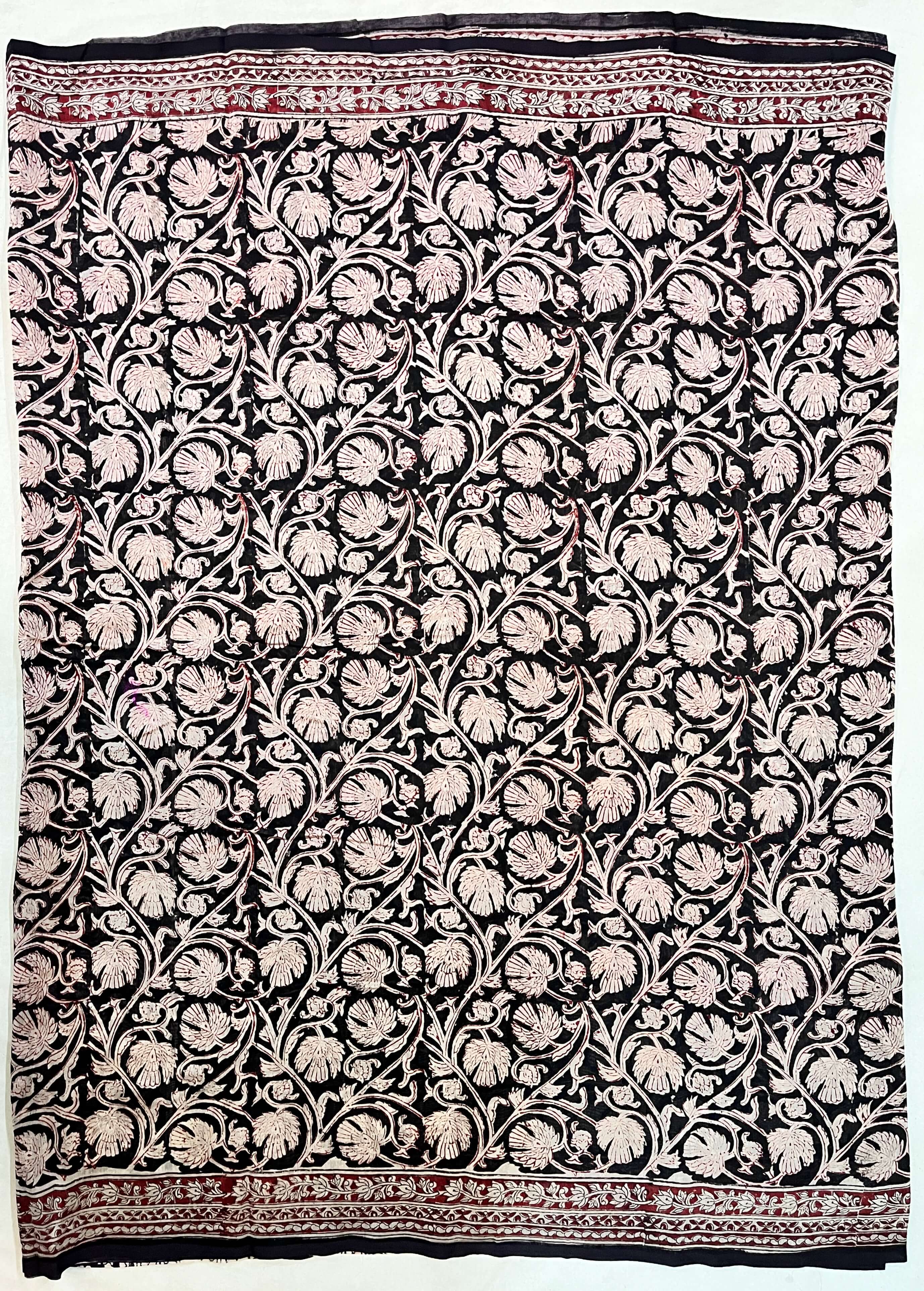 Kalamkari Chanderi Silk Saree-KCHAN-M099