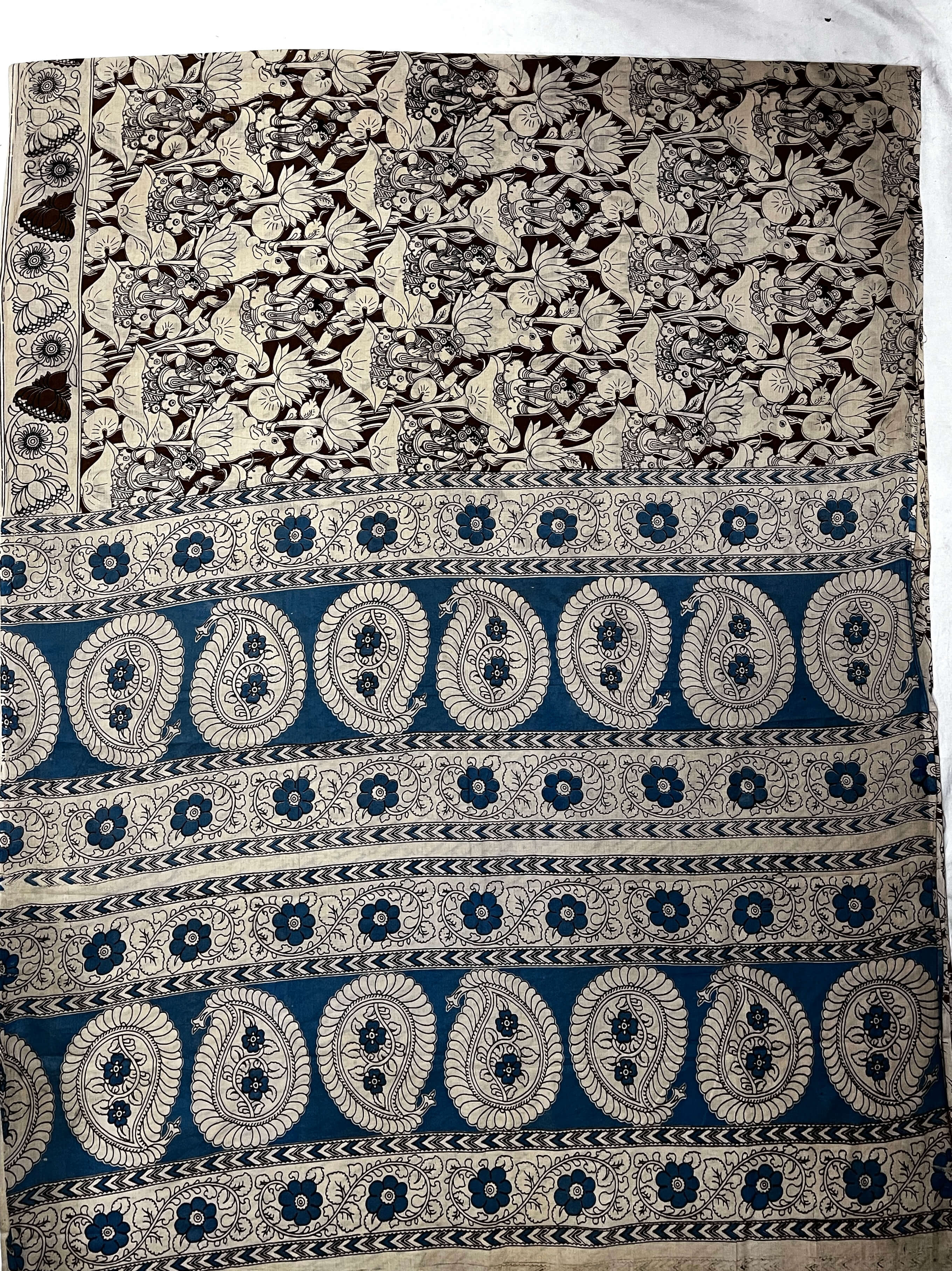 Kalamkari Cotton Saree – KCS-M186