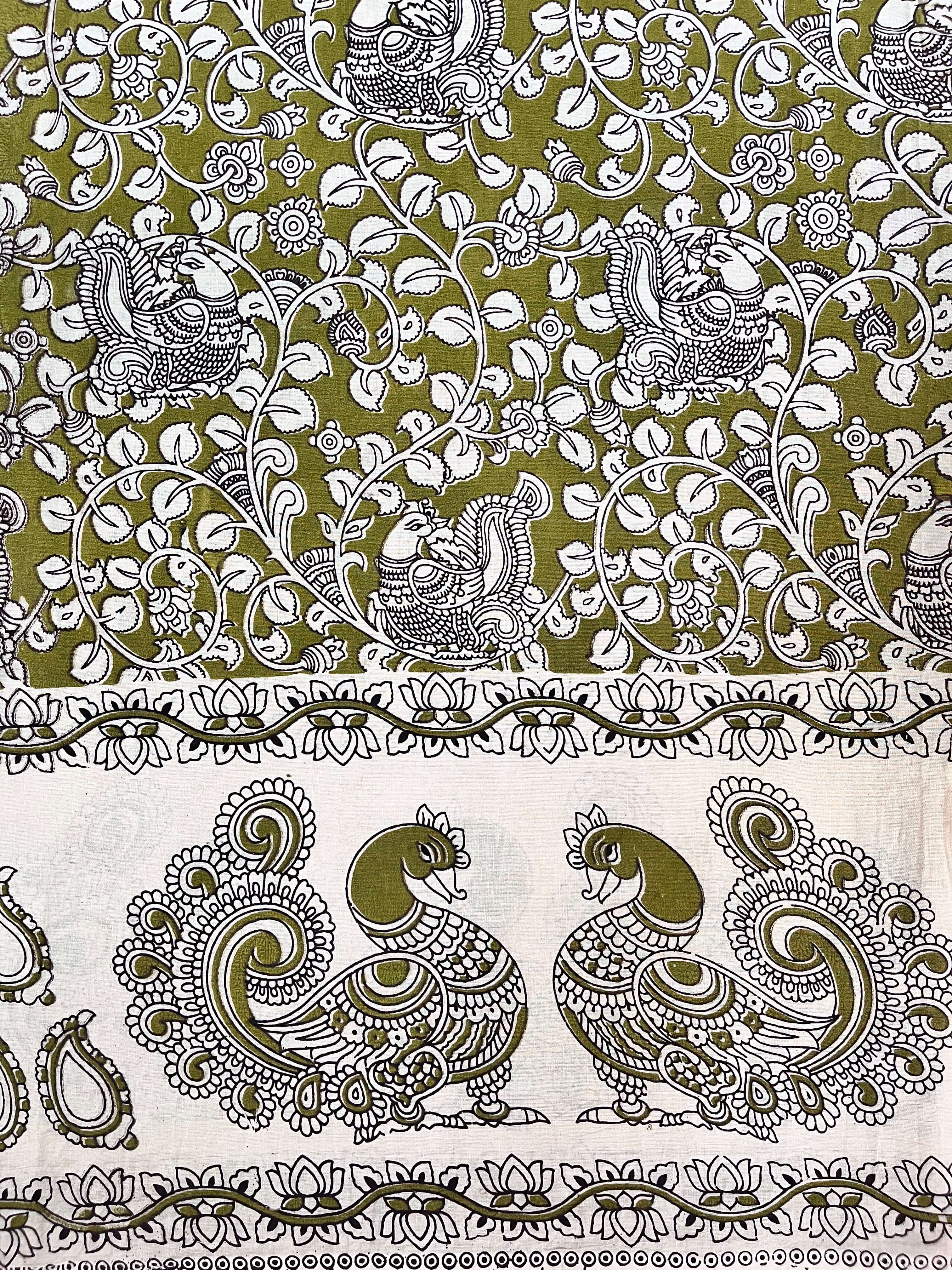 Kalamkari Cotton Saree – KCS-M290