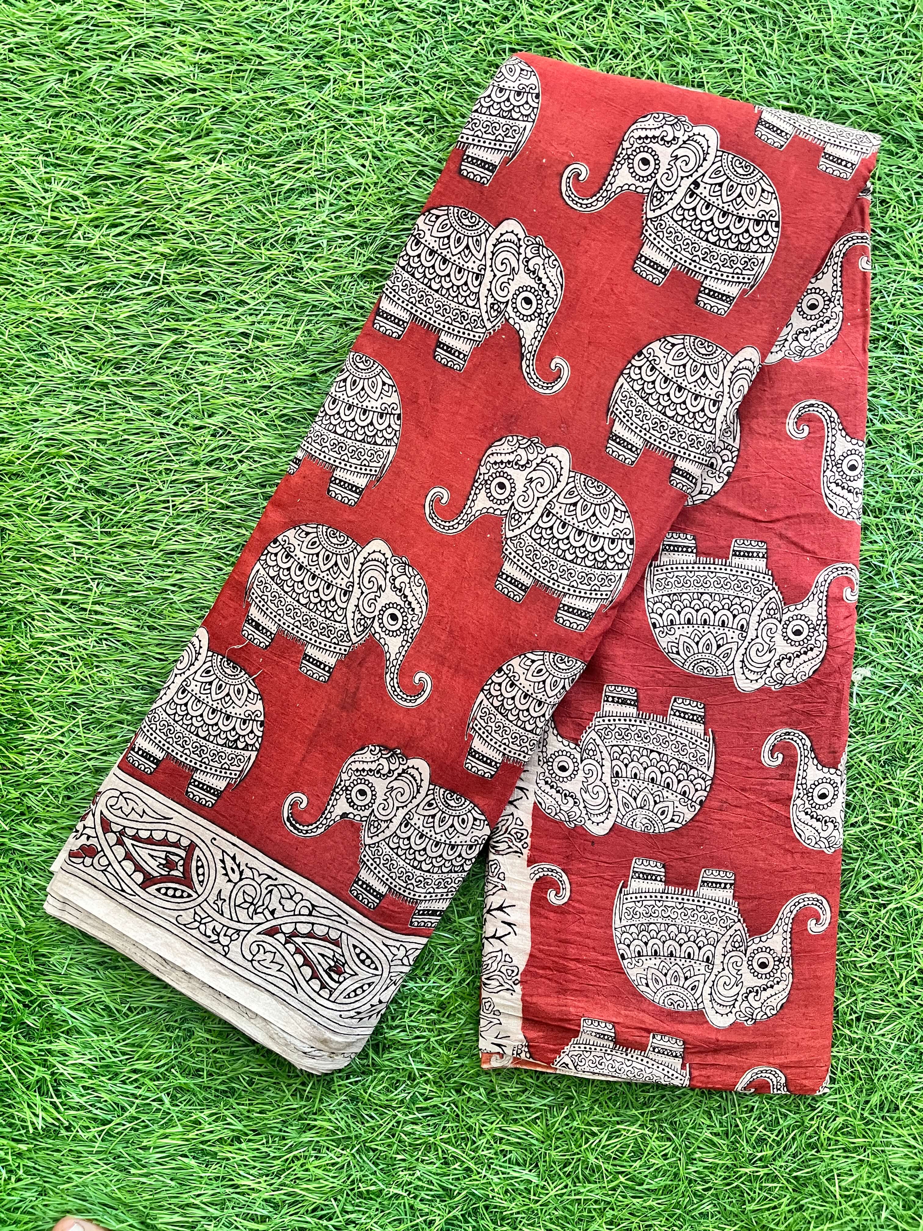 Kalamkari Cotton Saree – KCS-M326