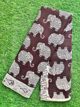 Kalamkari Cotton Saree – KCS-M326