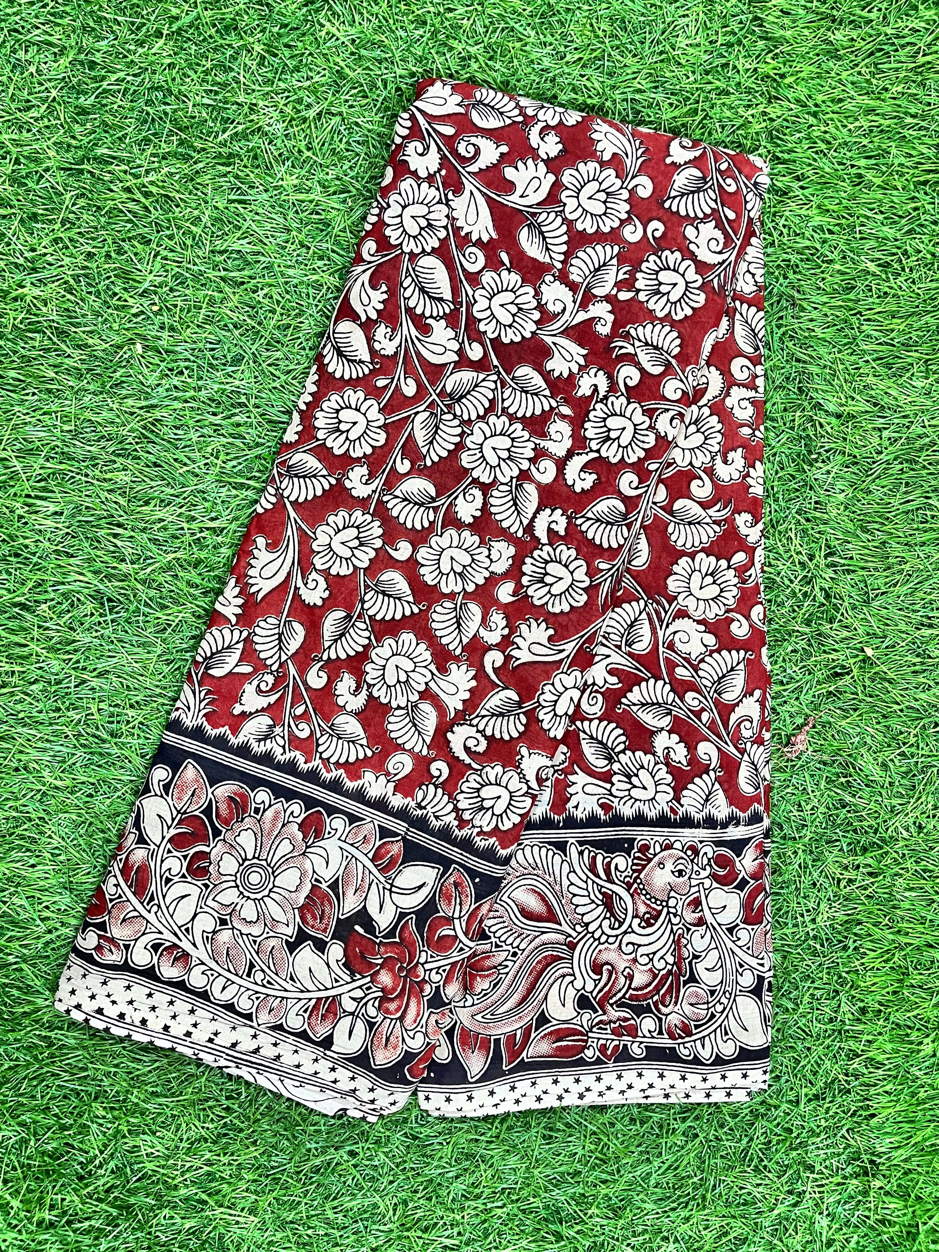 Kalamkari Cotton Saree – KCS-M333