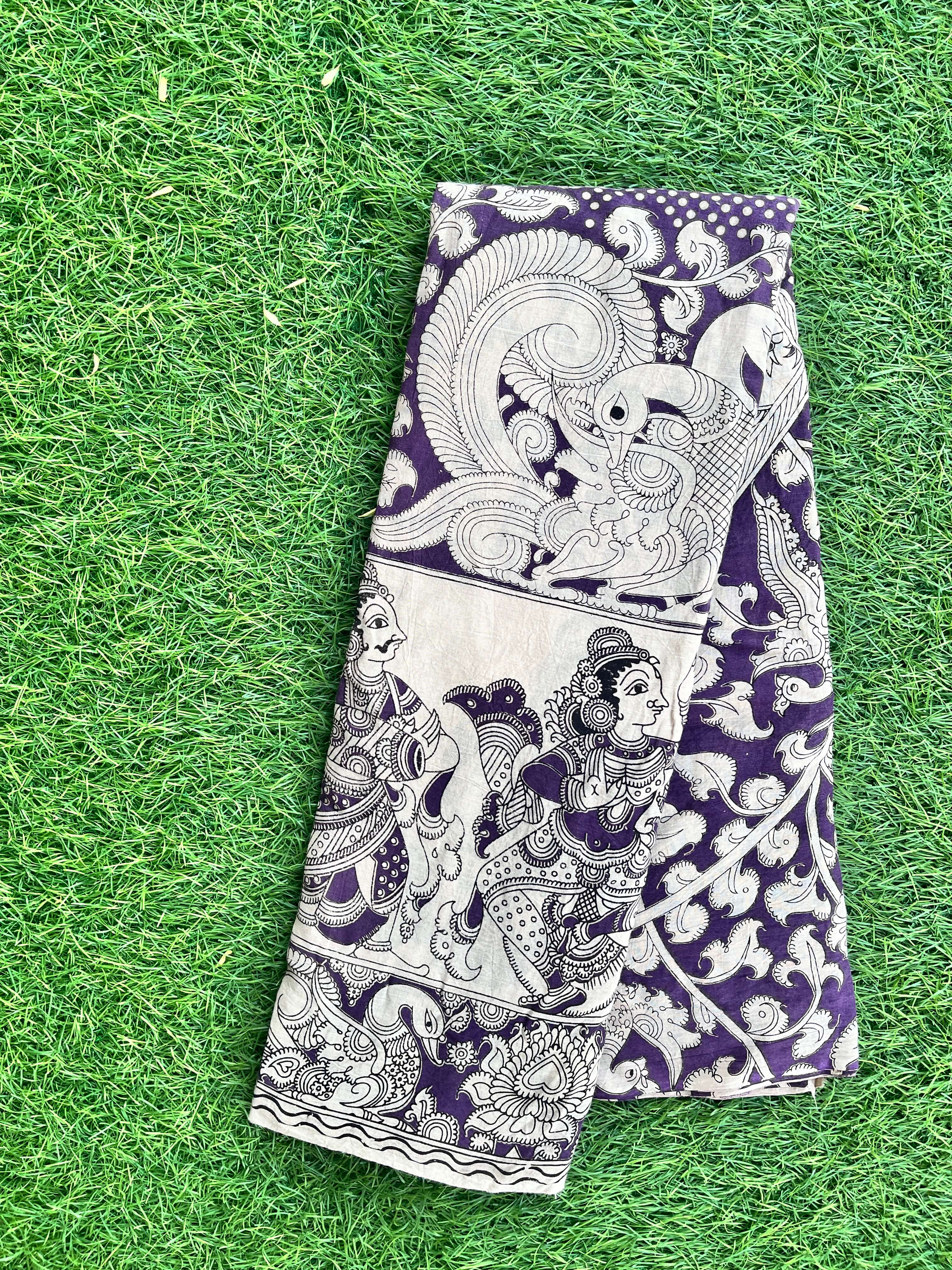 Kalamkari Cotton Saree – KCS-M327