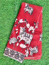 Kalamkari Cotton Saree – KCS-M343