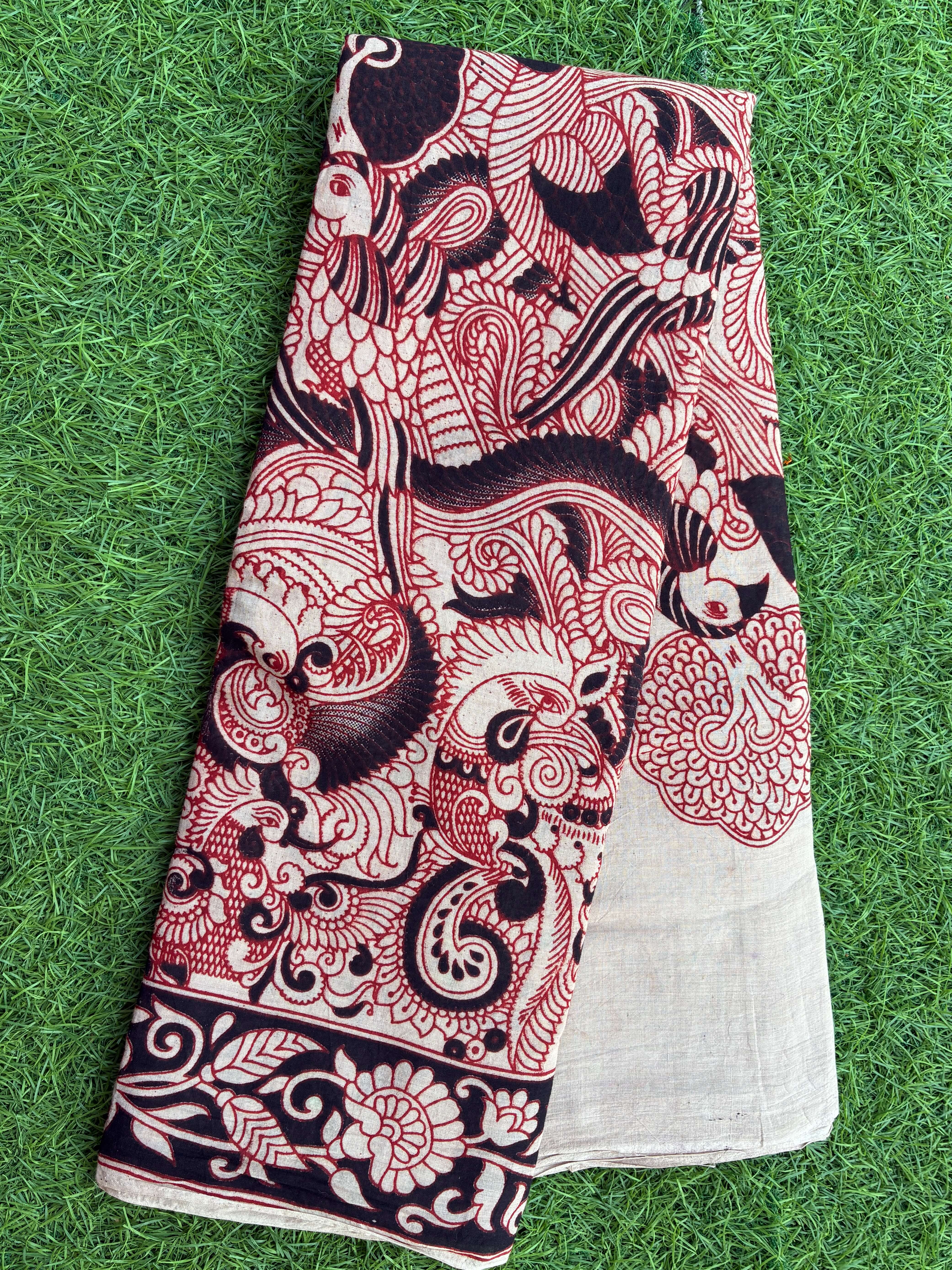 Kalamkari Cotton Saree – KCS-M367