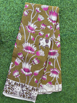Kalamkari Cotton Saree – KCS-M370