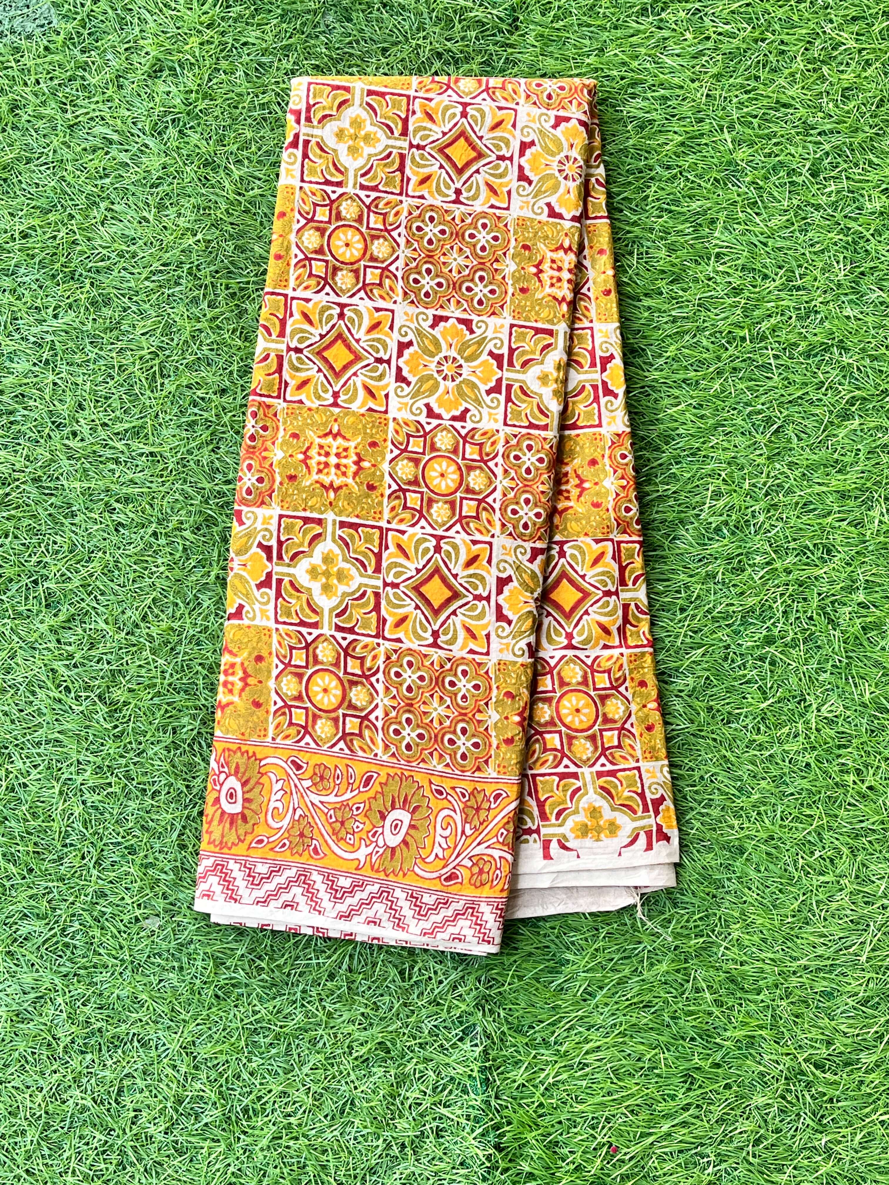 Kalamkari Cotton Saree – KCS-M373