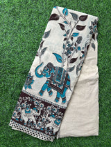 Kalamkari Cotton Saree – KCS-M418