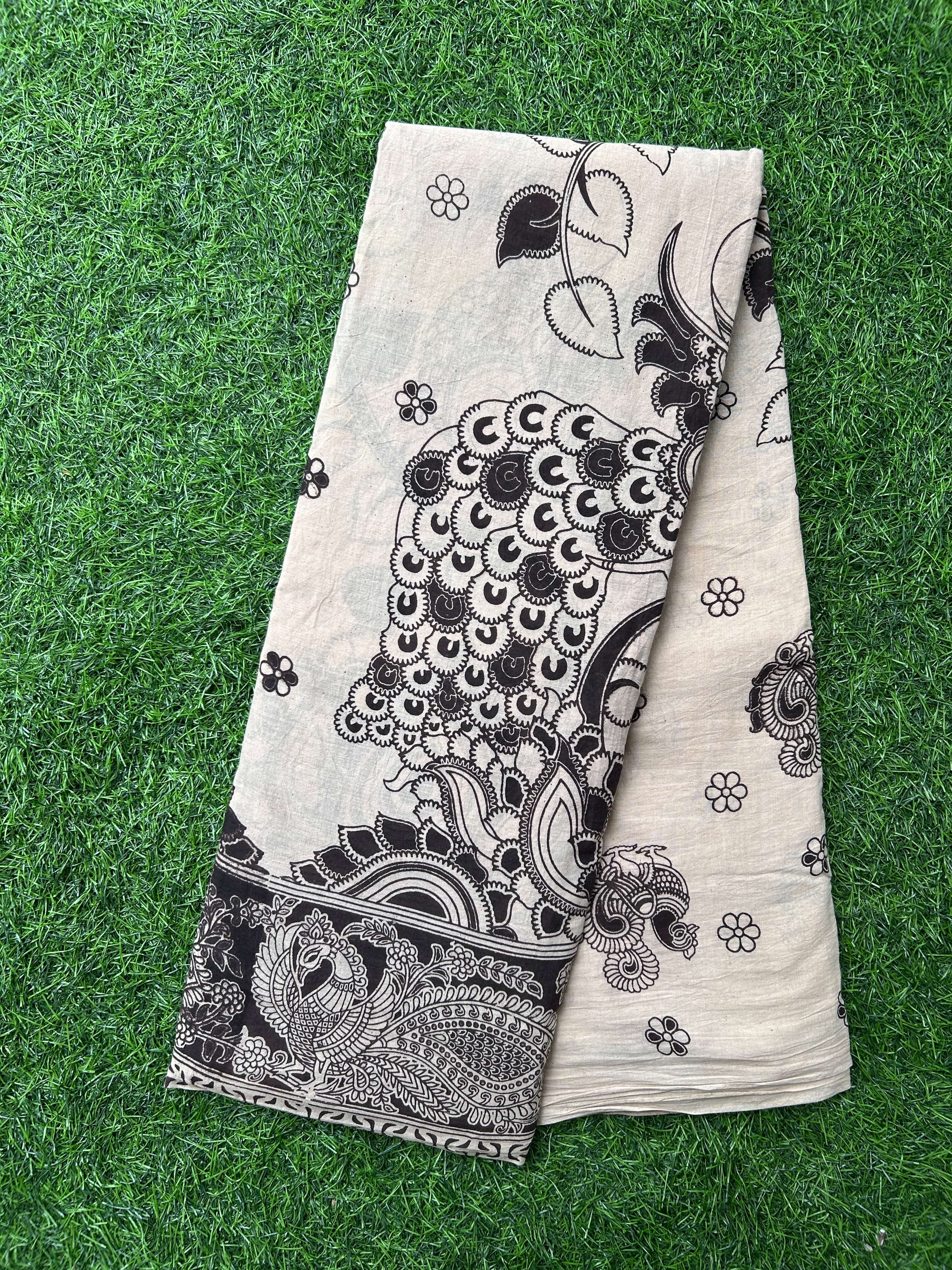 Kalamkari Cotton Saree – KCS-M424