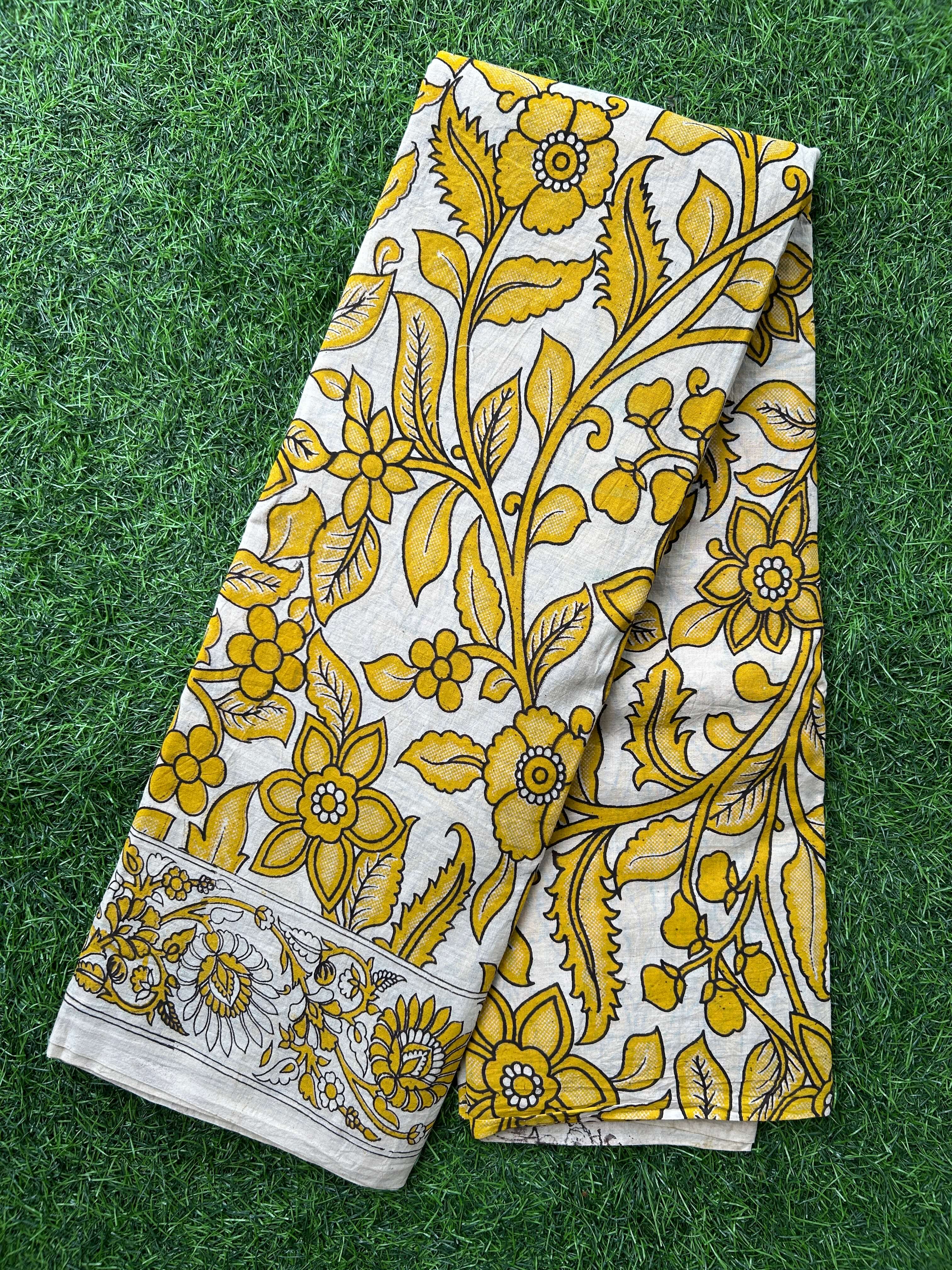Kalamkari Cotton Saree – KCS-M426