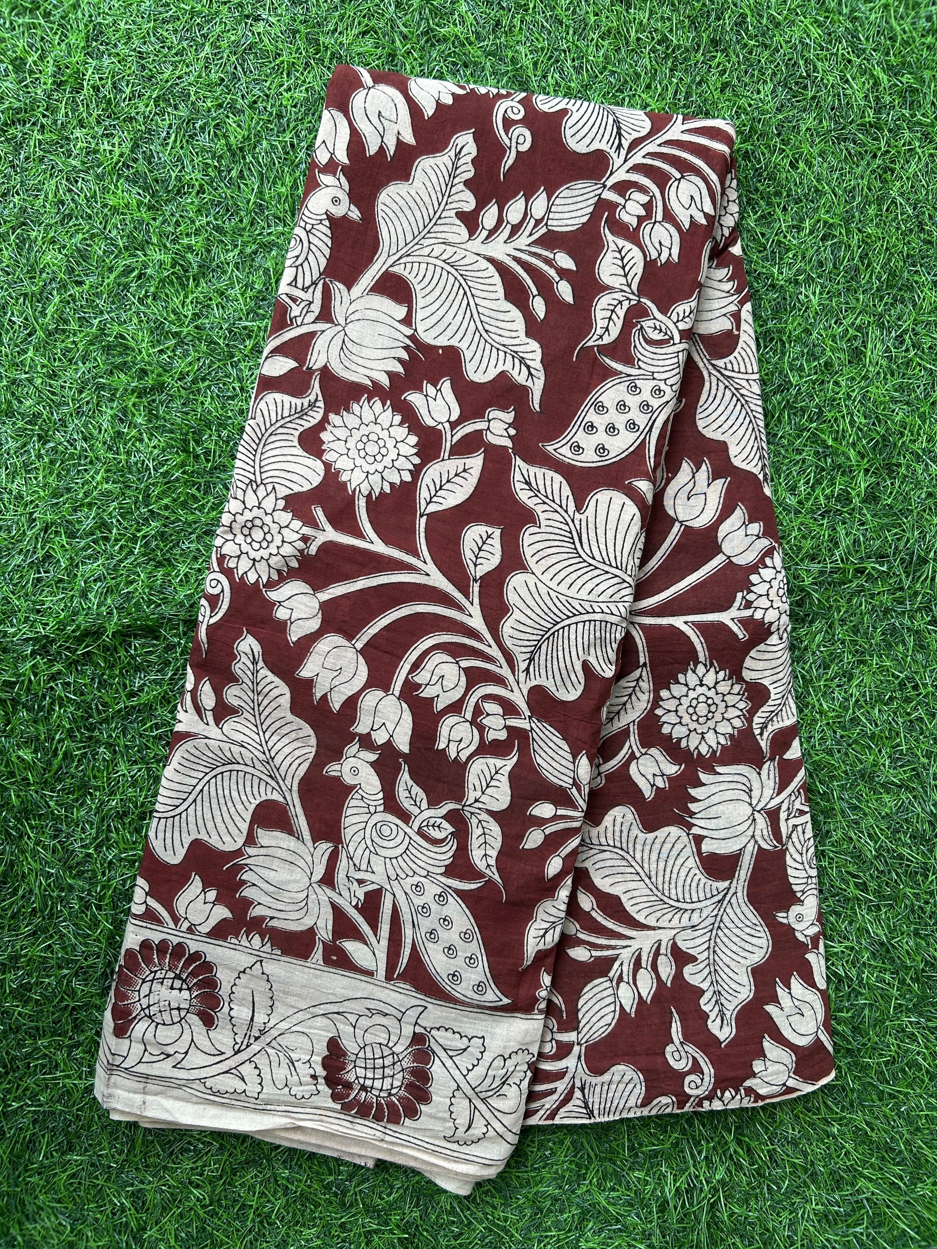 Kalamkari Cotton Saree – KCS-M427