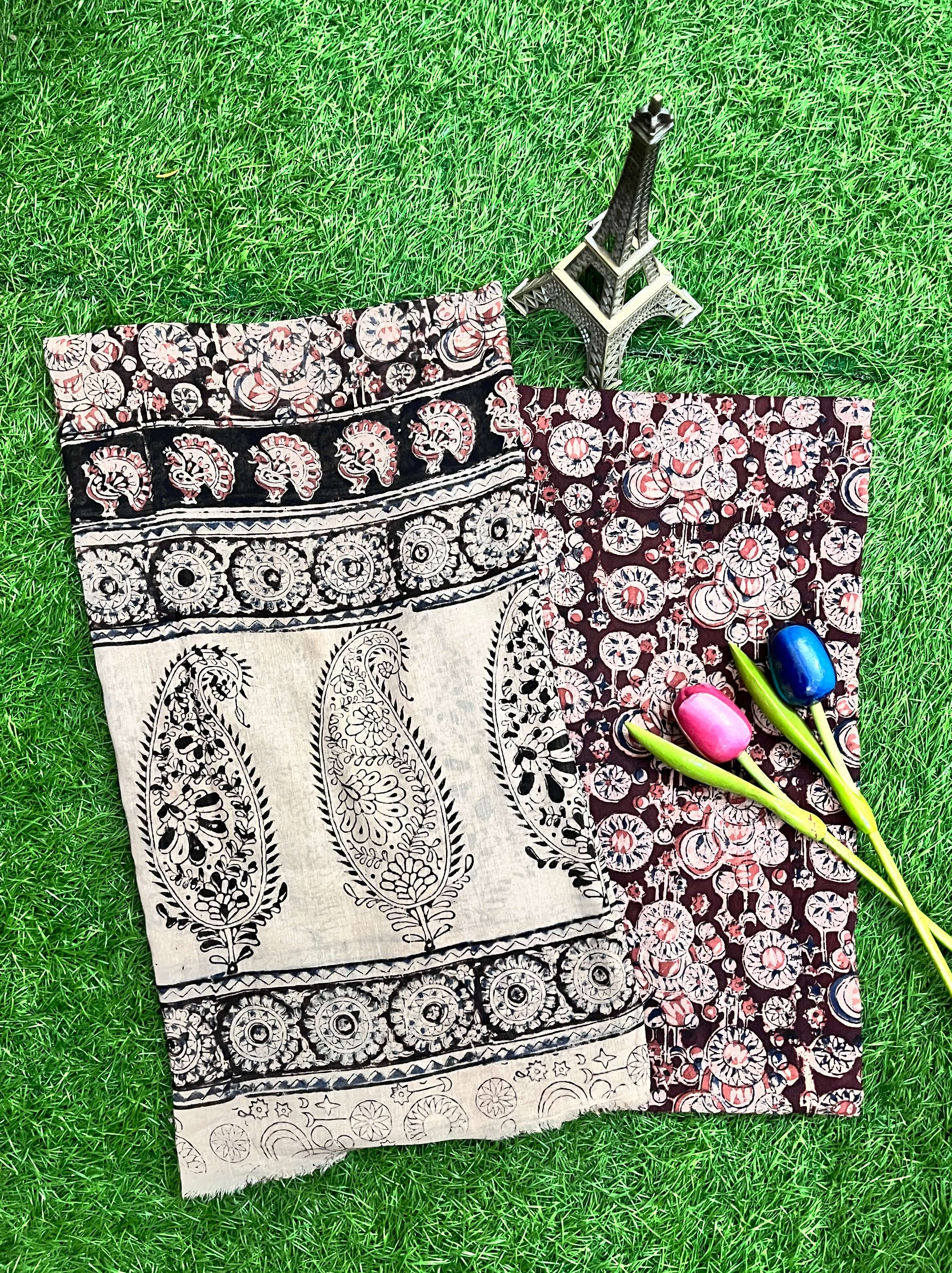 Kalamkari Cotton 2-Piece Dress Set – KHP-DSC-M012