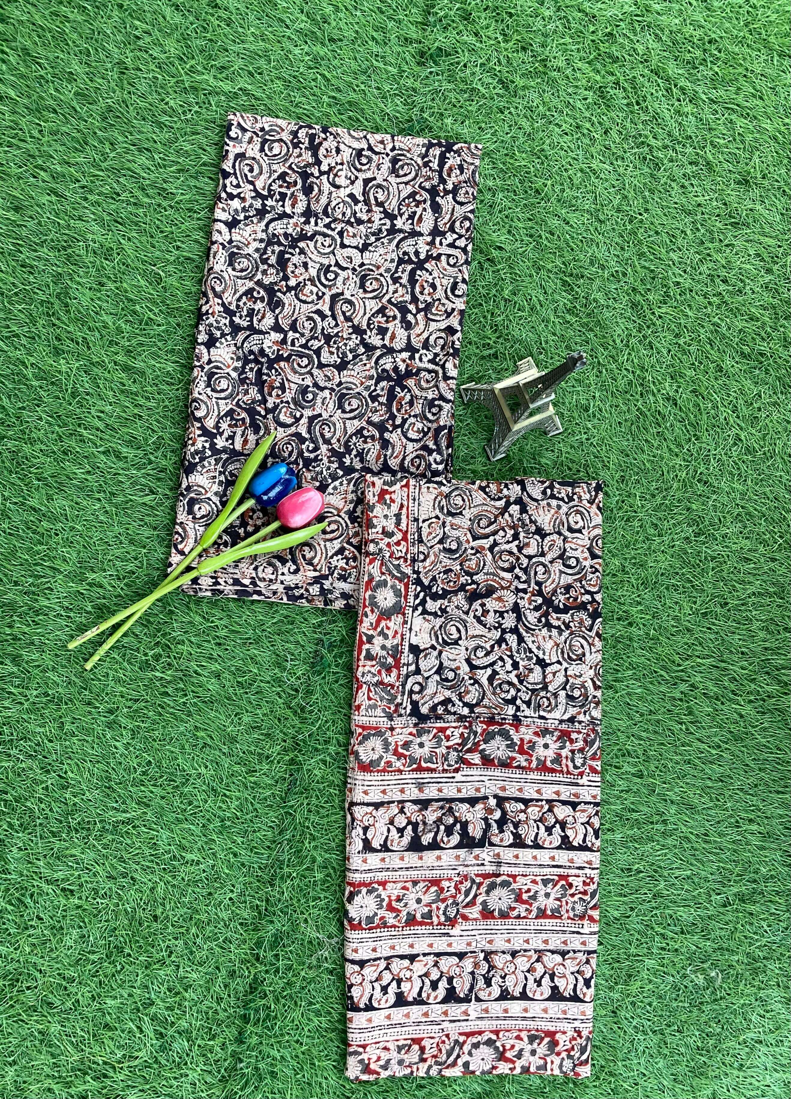 Kalamkari Cotton 2-Piece Dress Set – KHP-DSC-M021