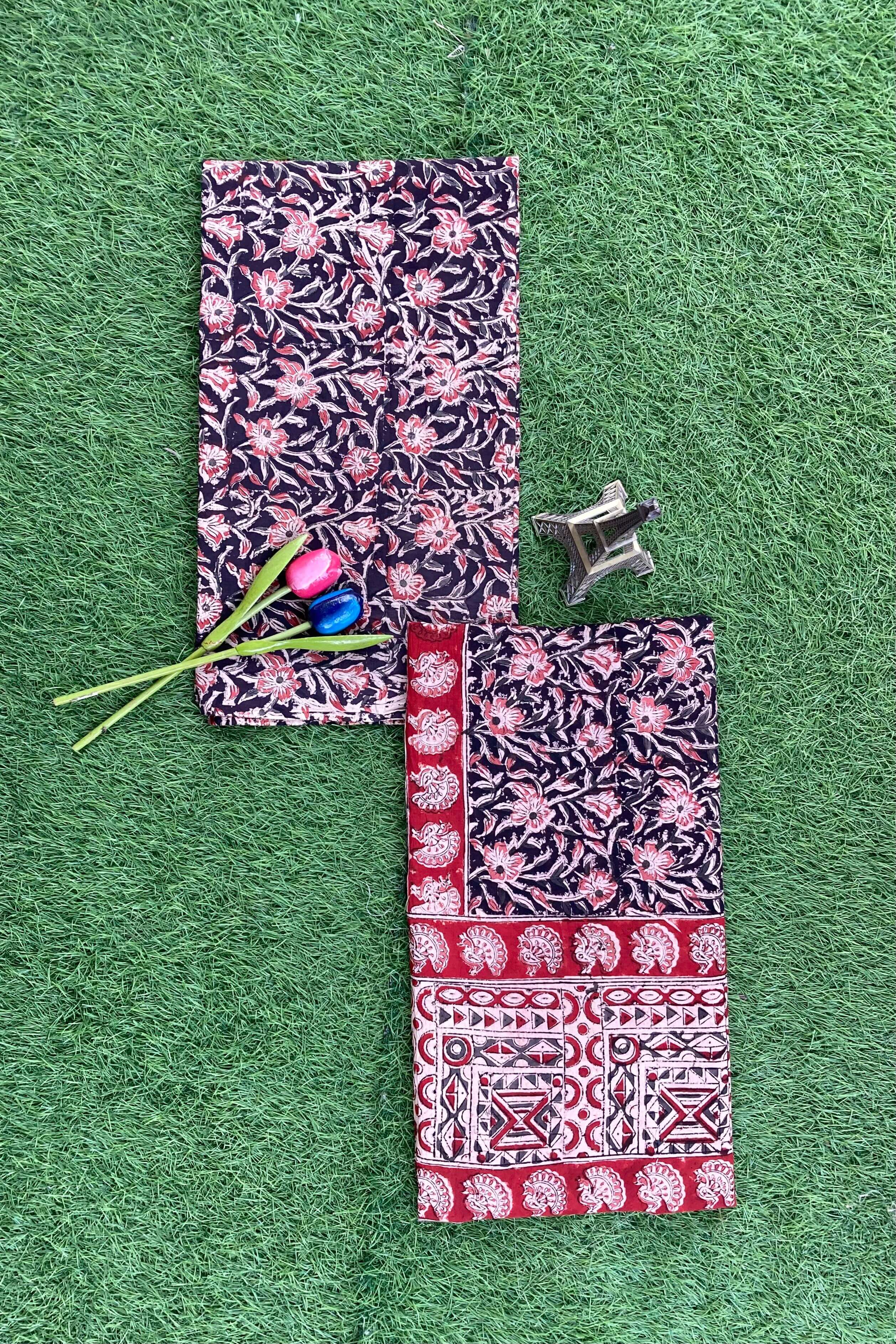 Kalamkari Cotton 2-Piece Dress Set – KHP-DSC-M024