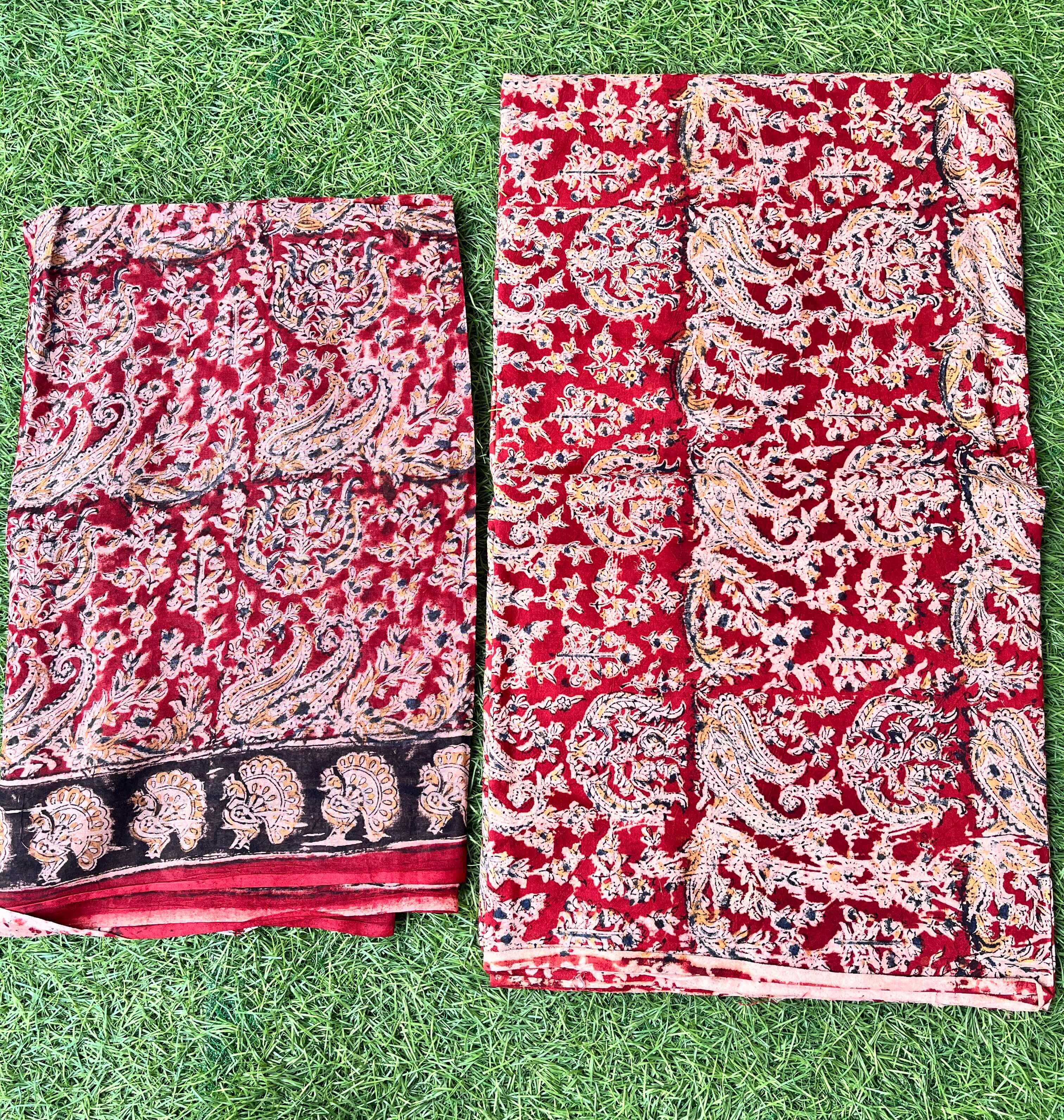 Kalamkari Cotton 2-Piece Dress Set – KHP-DSC-M045