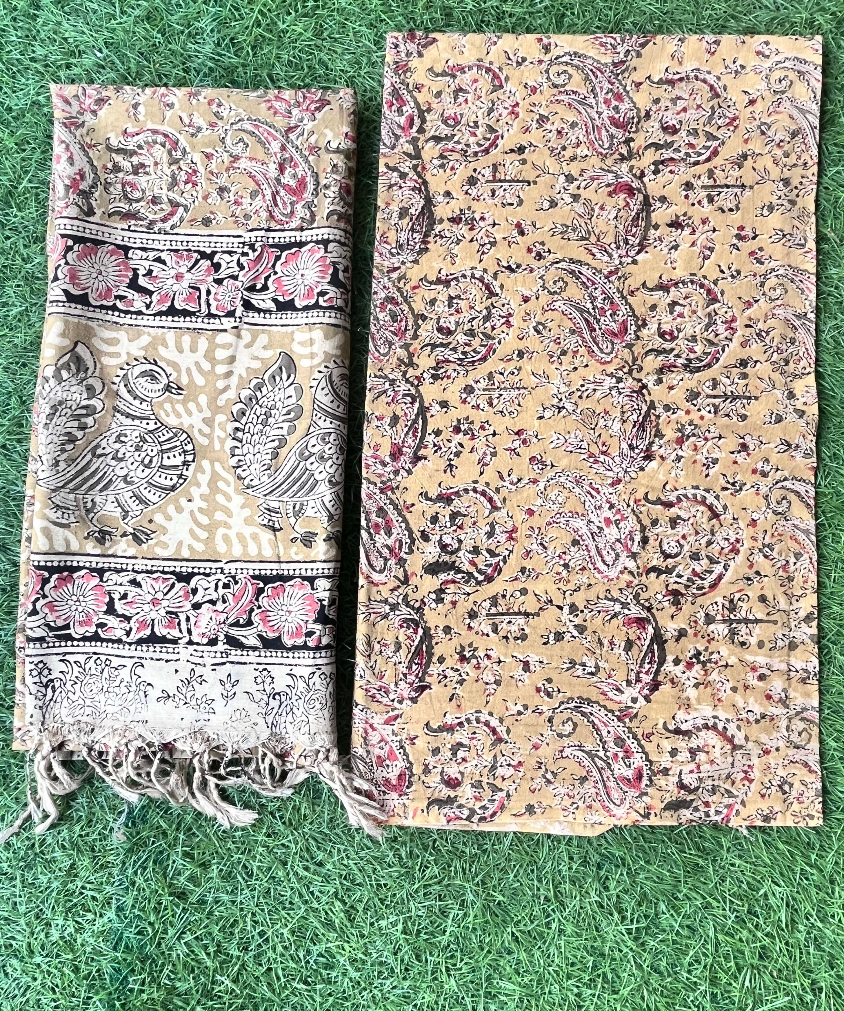 Kalamkari Cotton 2-Piece Dress Set – KHP-DSC-M049