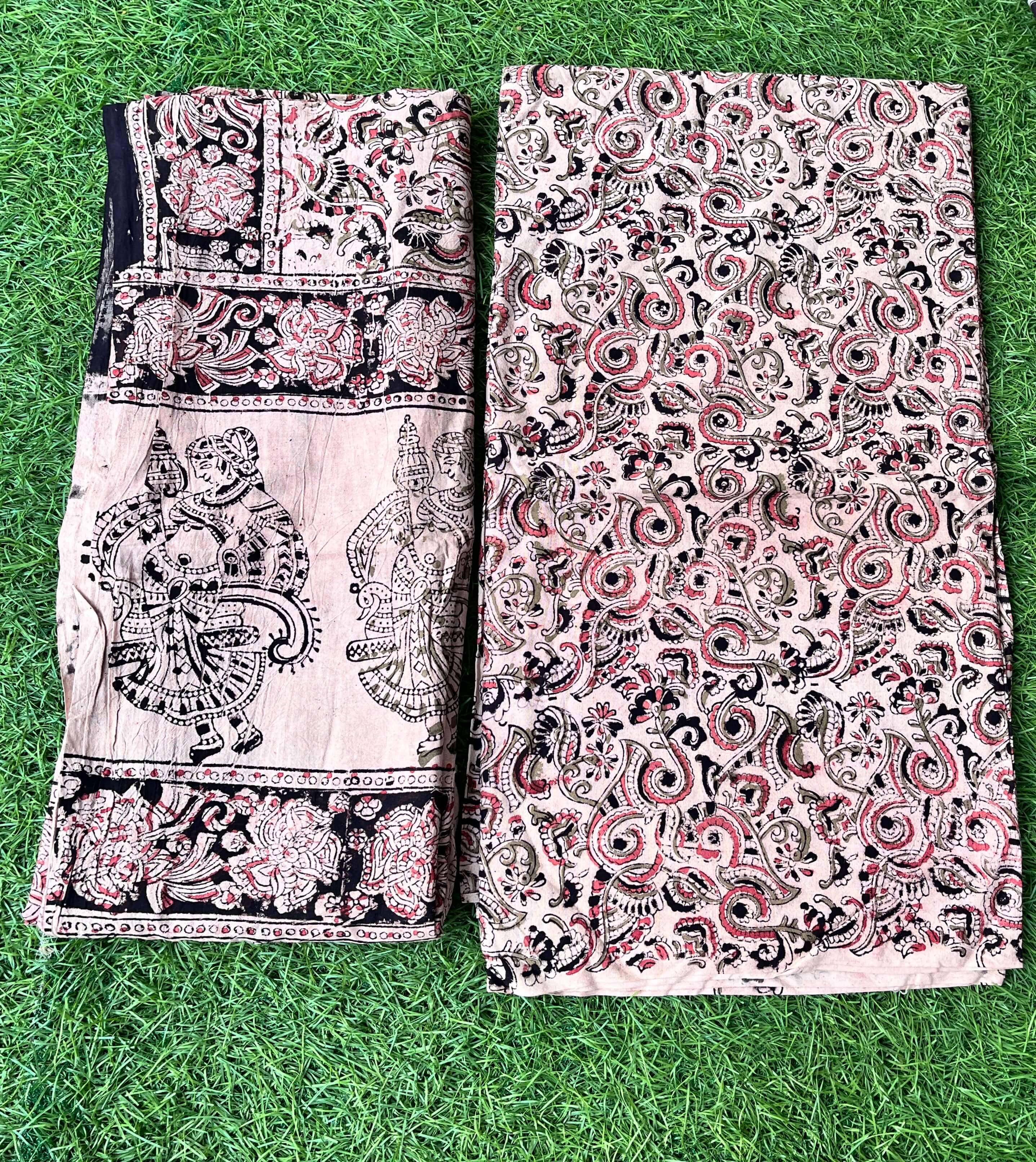 Kalamkari Cotton 2-Piece Dress Set – KHP-DSC-M051