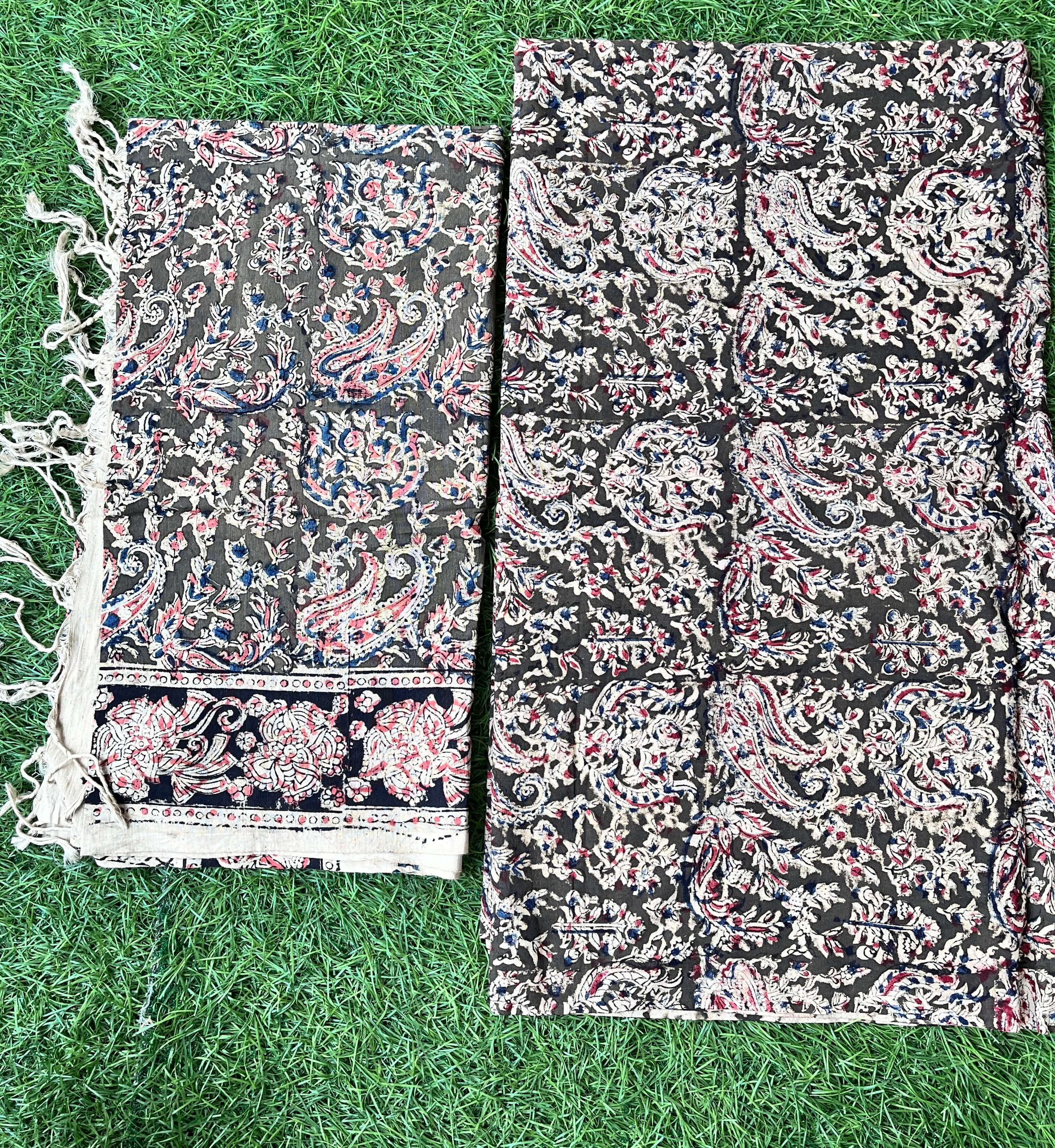 Kalamkari Cotton 2-Piece Dress Set – KHP-DSC-M054