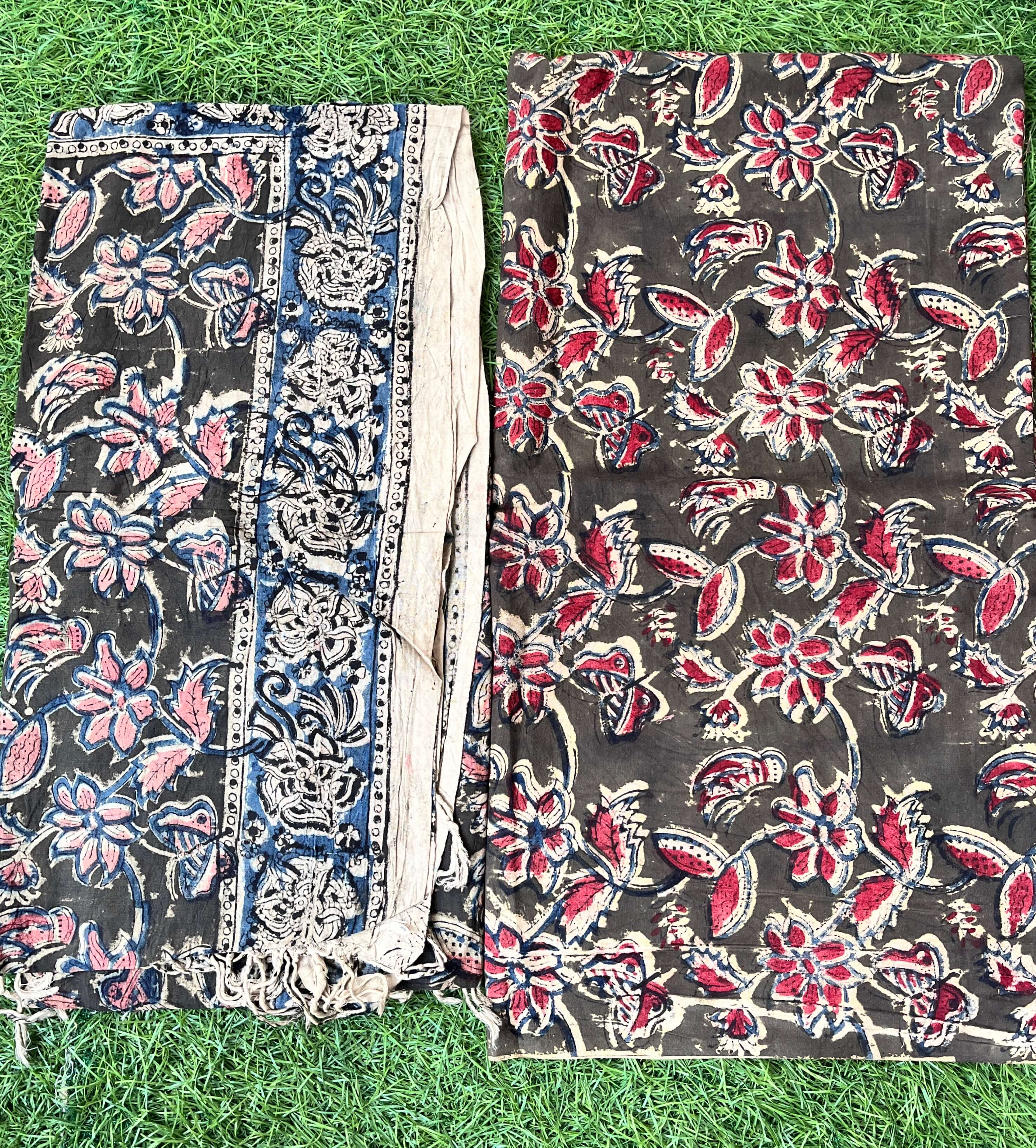 Kalamkari Cotton 2-Piece Dress Set – KHP-DSC-M058