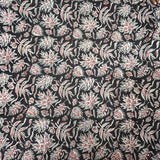Kalamkari Block Printed Cotton Fabric - HBP-B030