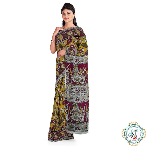 JSP Kalamkari Cotton Saree 004 (3)