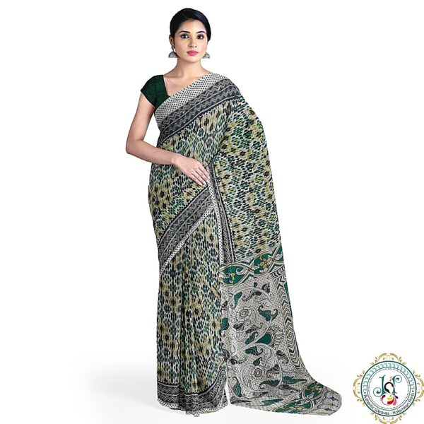 JSP Kalamkari Cotton Saree 009 (1)