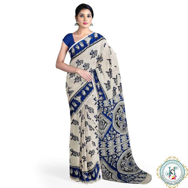 JSP kalamkari Saree 001 (4)