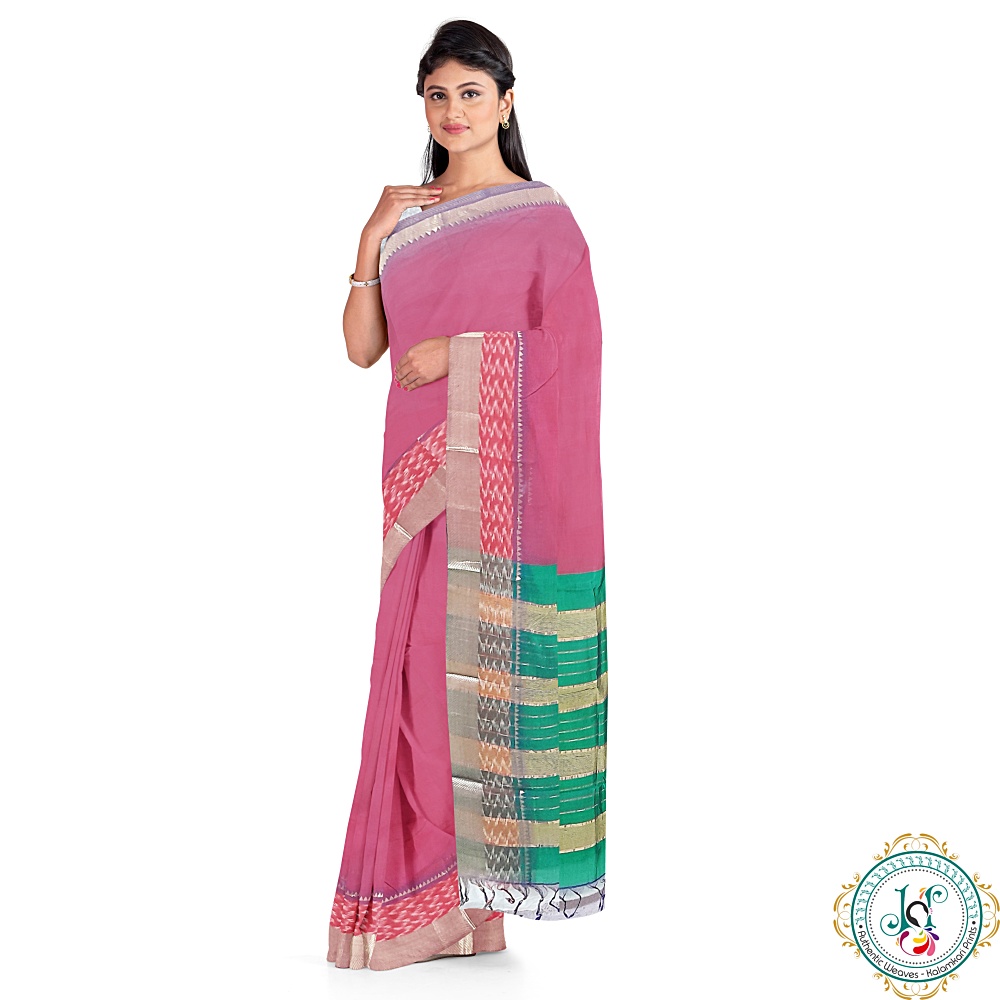 Semi Katan Silk Saree (adi79343)