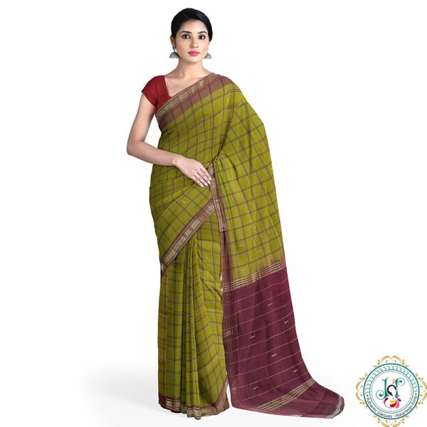 JSP handloom Cotton Saree 012 (5)