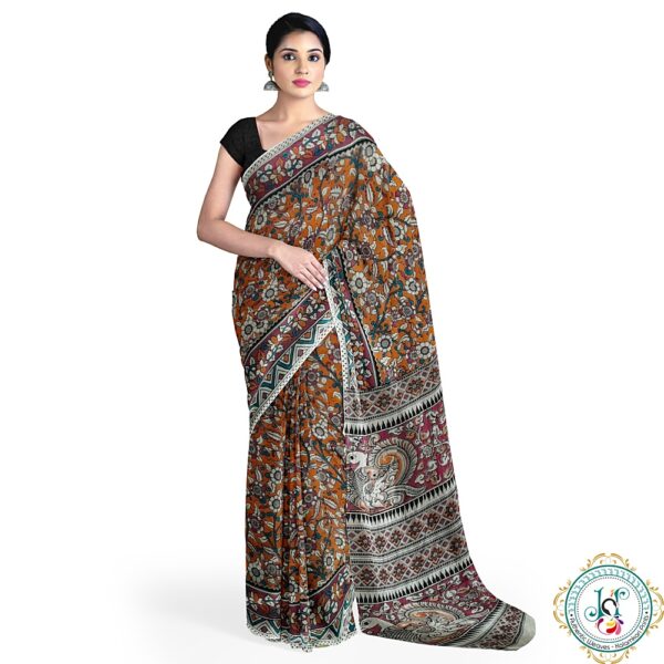 JSP kalamkari saree