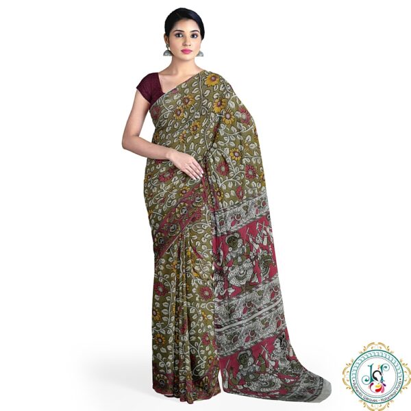 JSP kalamkari saree